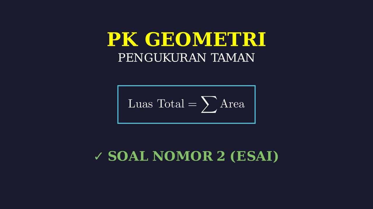 Menghitung Luas Taman: Rumput Sintetis