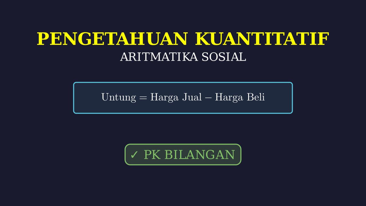 Aritmatika Sosial