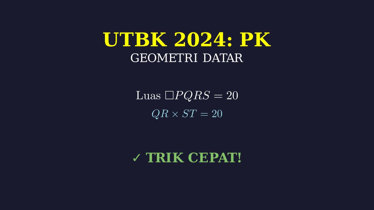 Luas Jajaran Genjang: TPS PK UTBK 2024