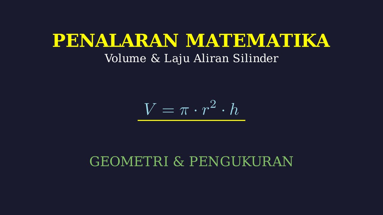 Laju Pengisian Wadah Silinder