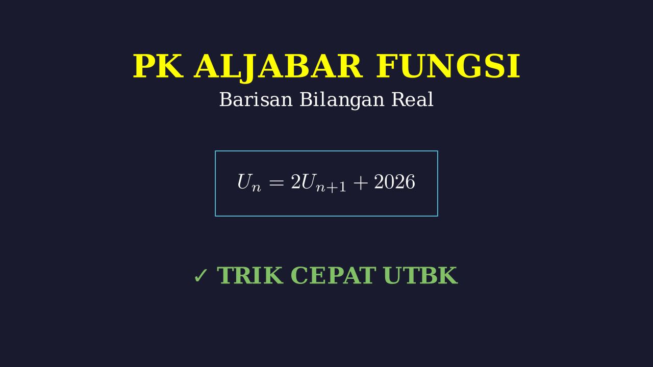 Barisan Bilangan Real: Rumus Rekursif
