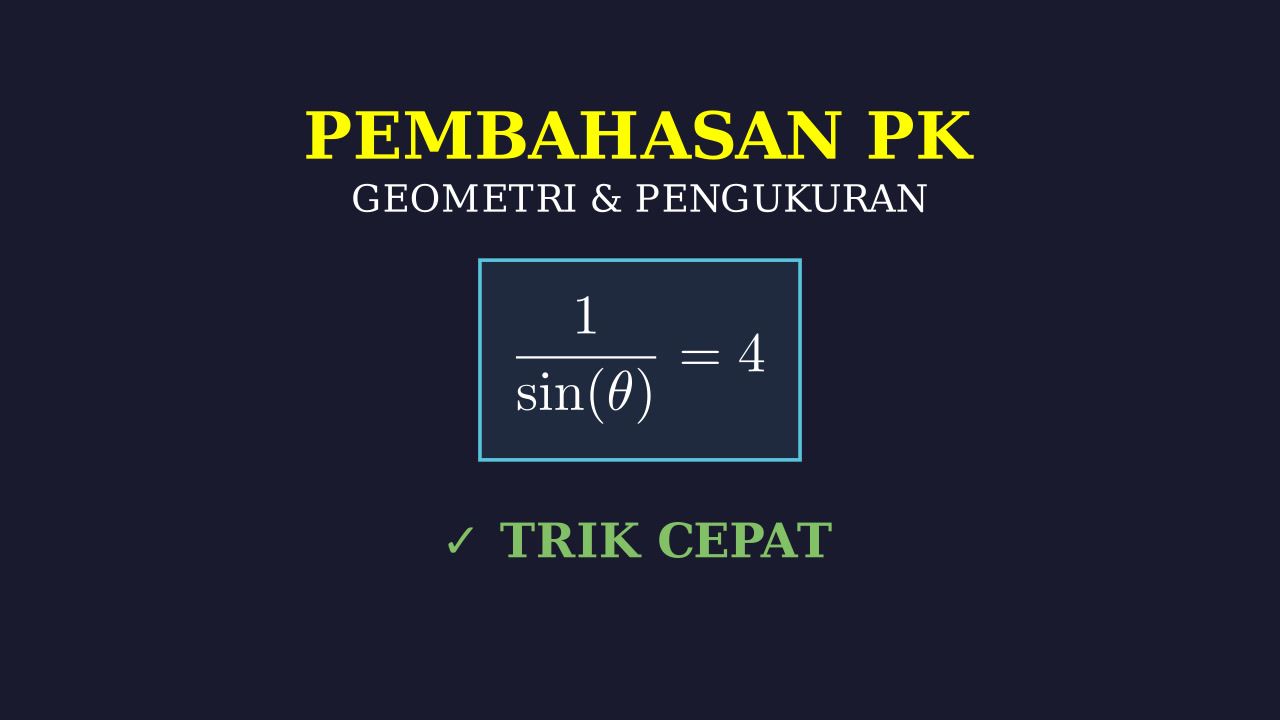Menyelesaikan Persamaan Trigonometri