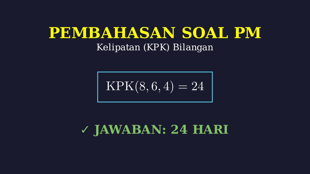 KPK: Jadwal Keberangkatan Kapal