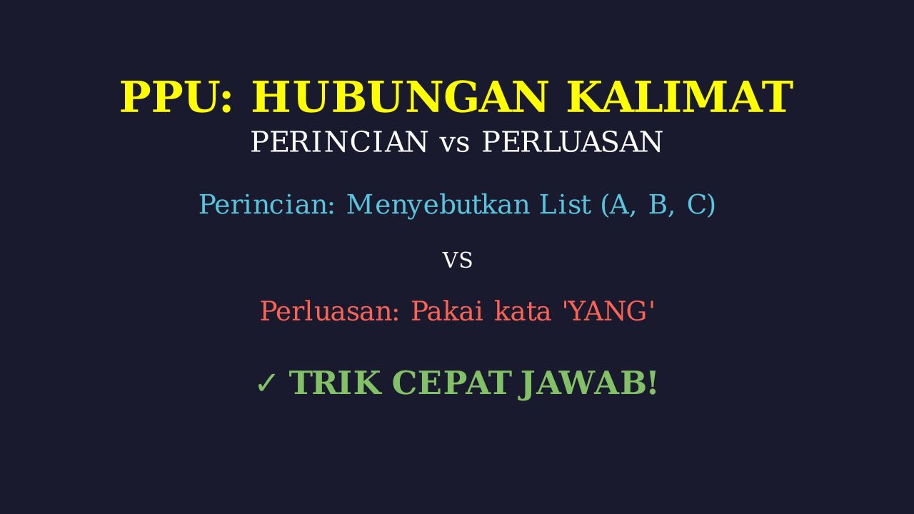 Perbedaan Kalimat Perincian dan Perluasan