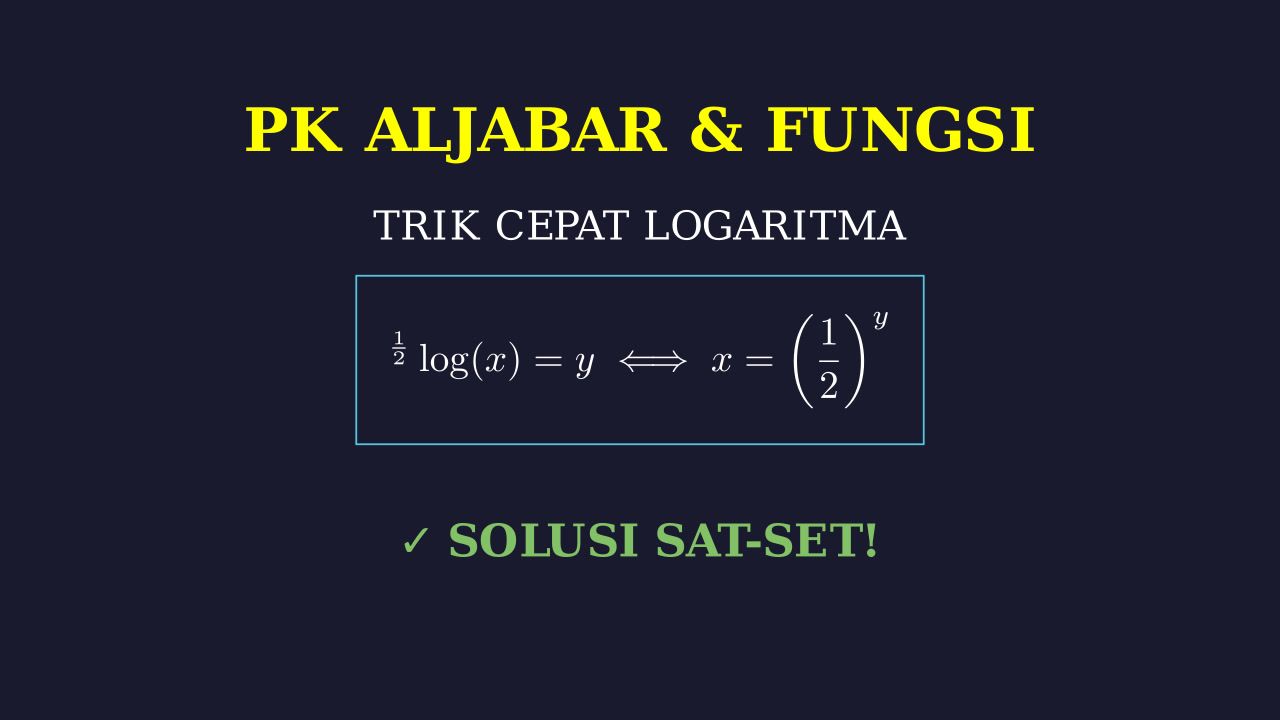 Trik Cepat Logaritma