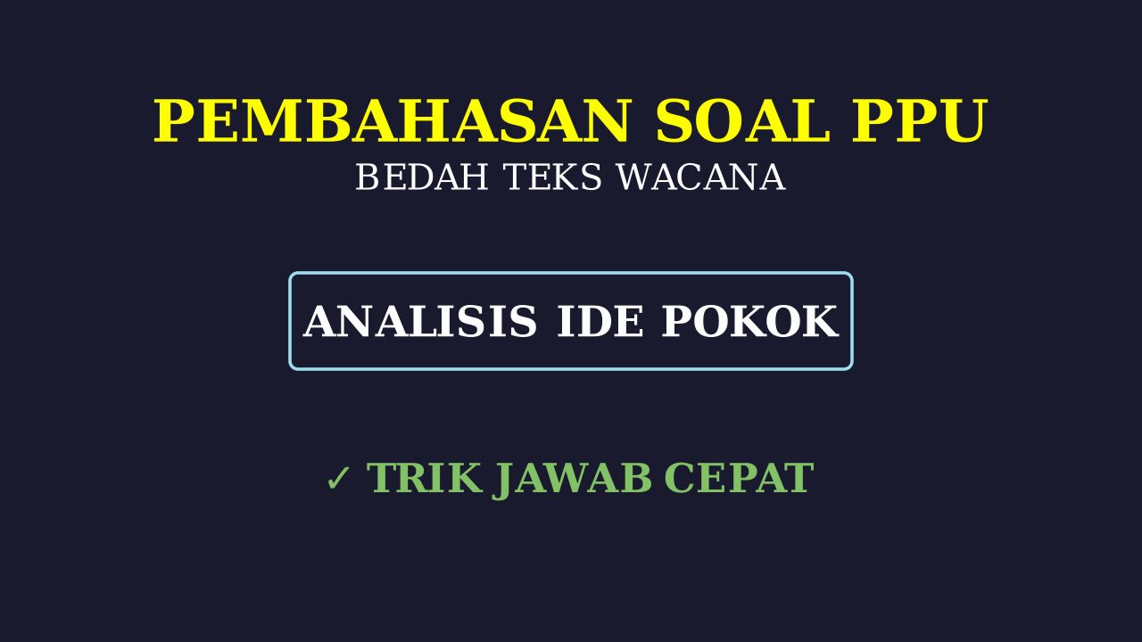 Pembahasan Soal