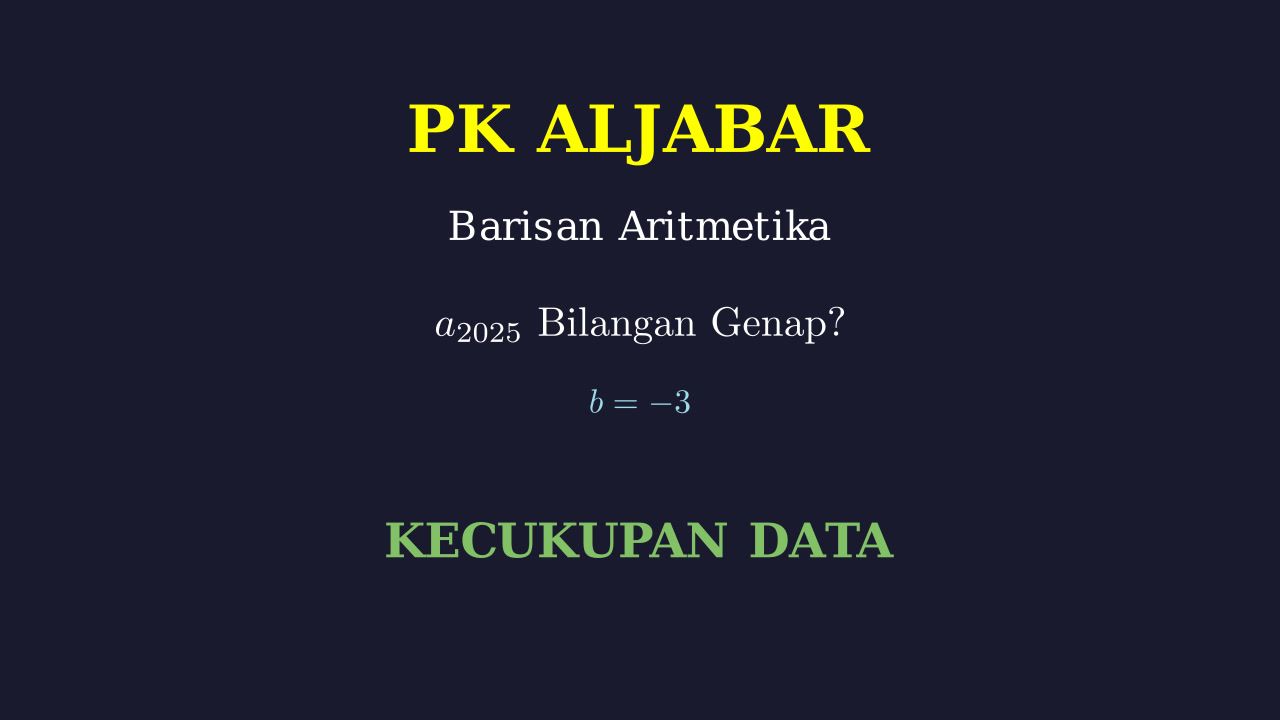 Barisan Aritmatika: Menentukan Suku Genap
