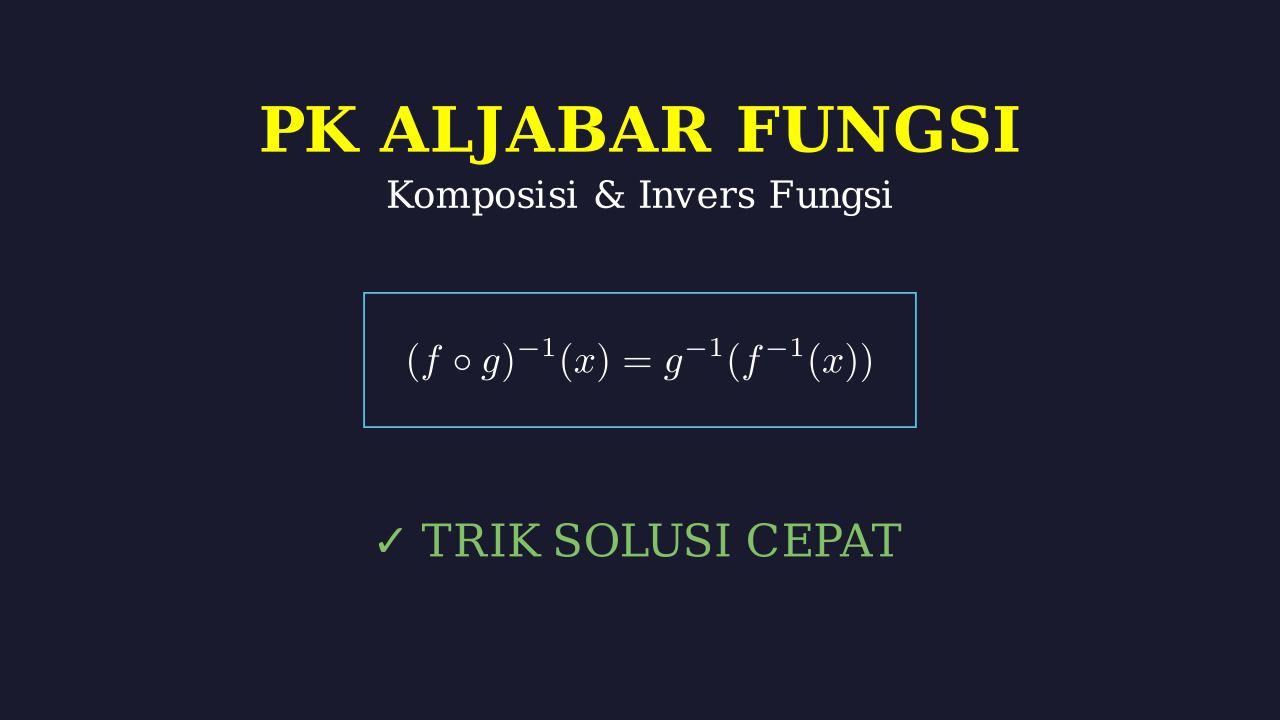 Video Pembahasan Matematika