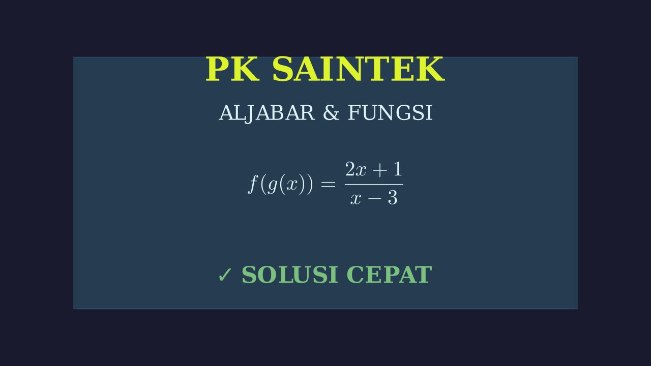 Strategi Memahami Soal Saintek