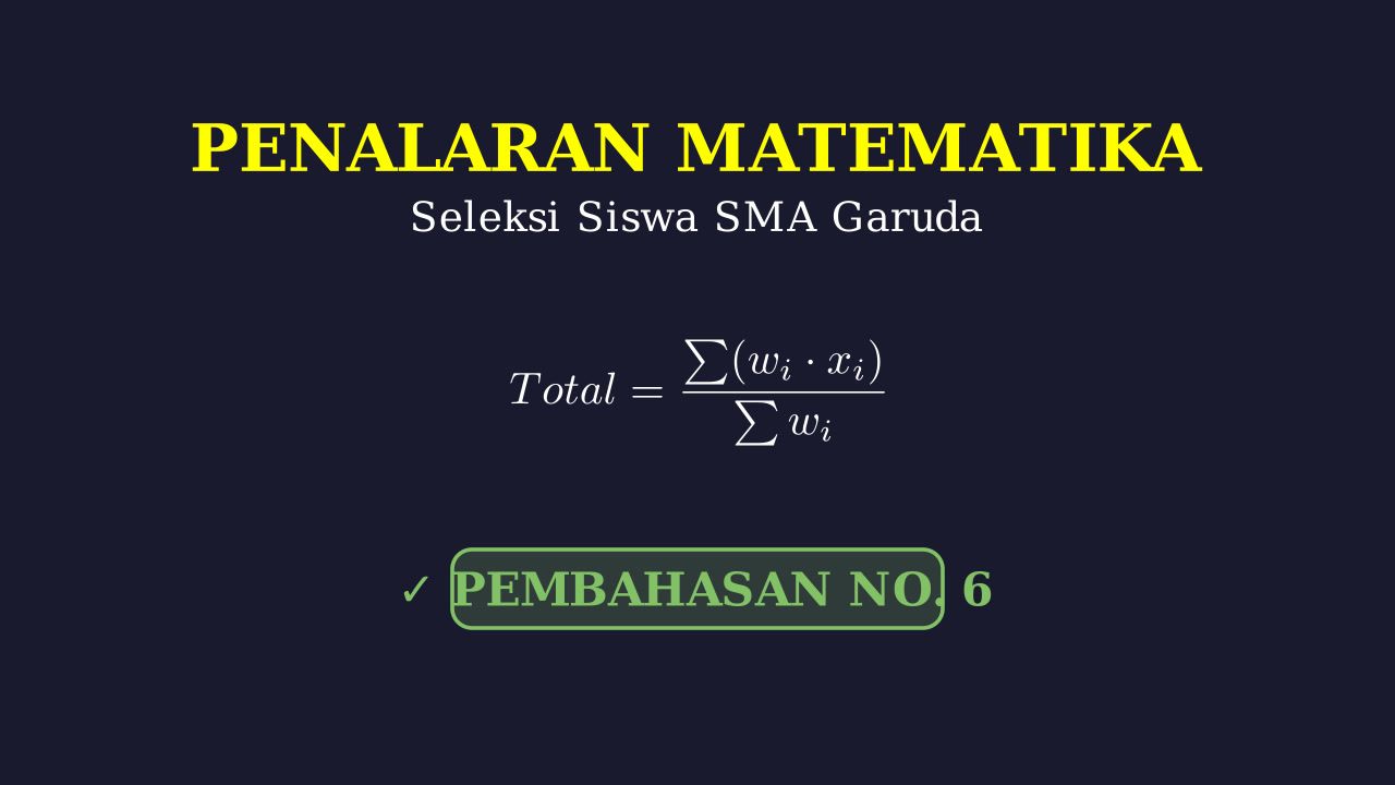 Seleksi Siswa Terbaik SMA Garuda