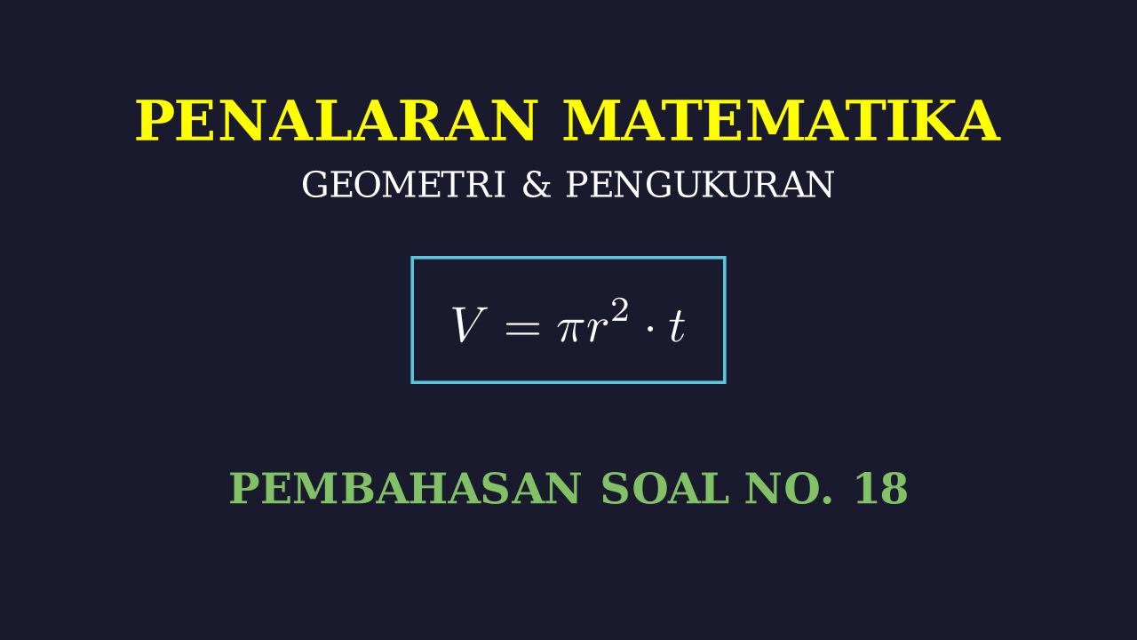 Pembahasan Soal Nomor 18