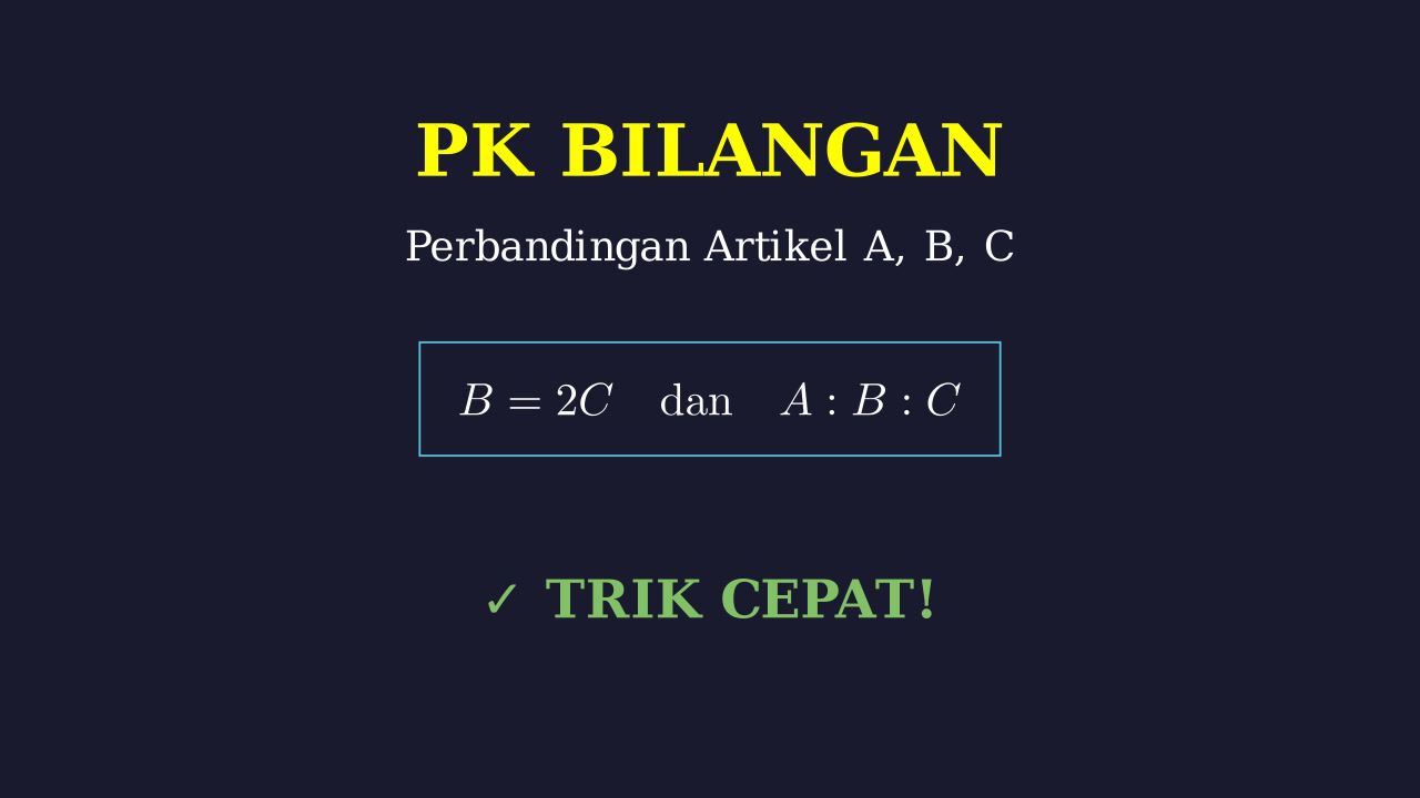 Soal Cerita: Perbandingan Artikel