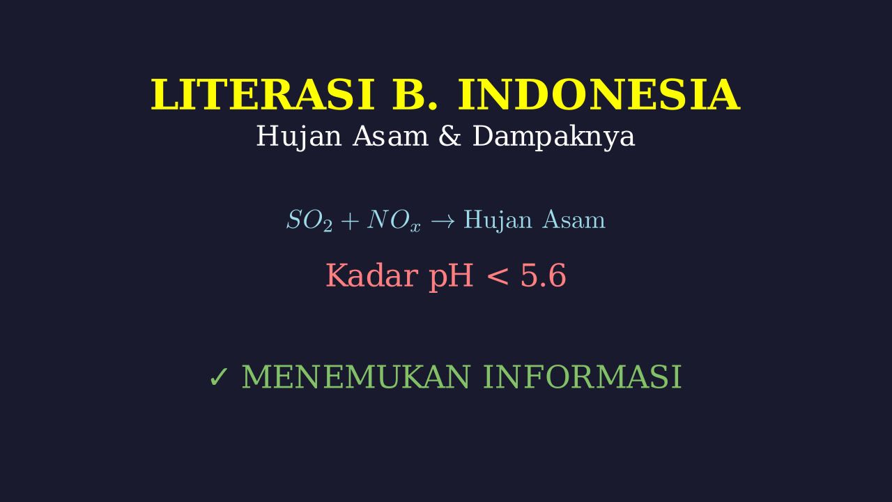 Hujan Asam: Pengertian dan Dampak