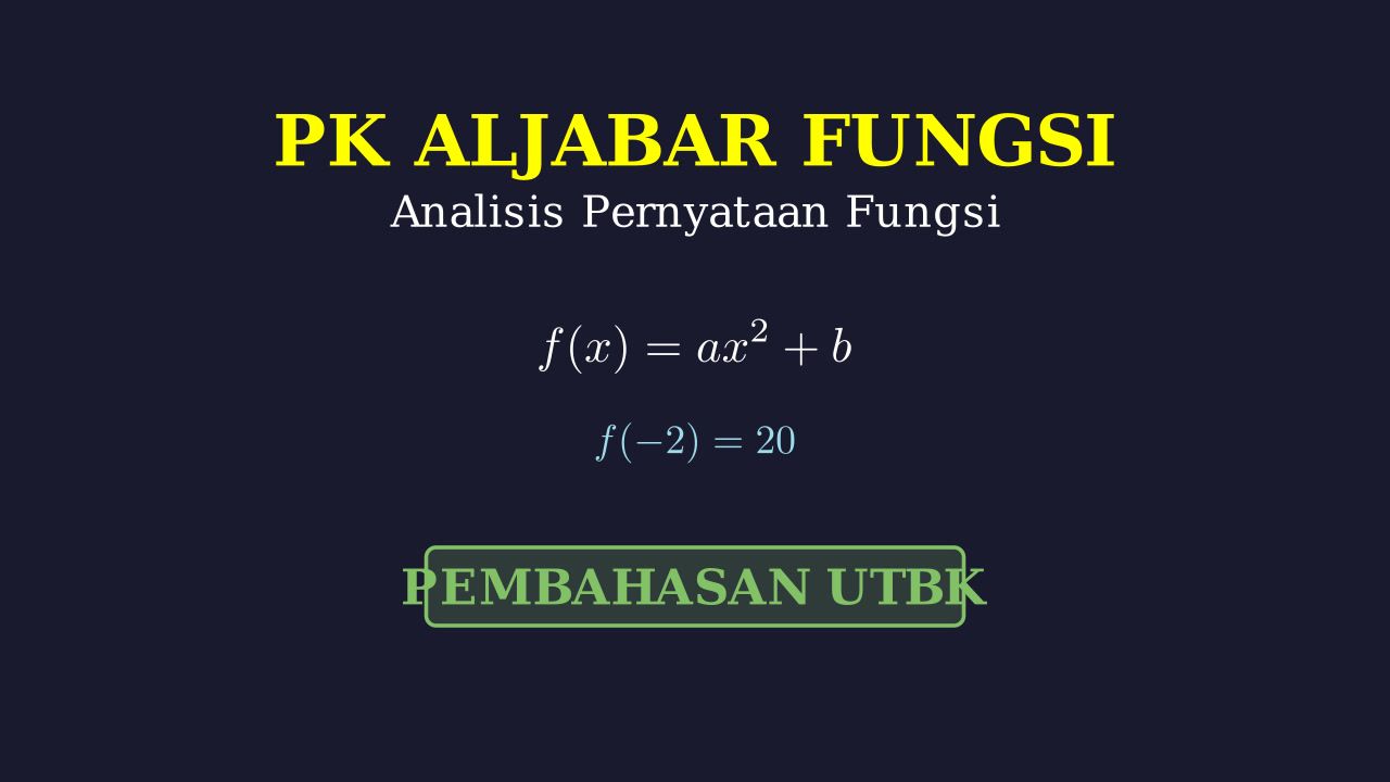 Analisis Fungsi dan Daerah Asal