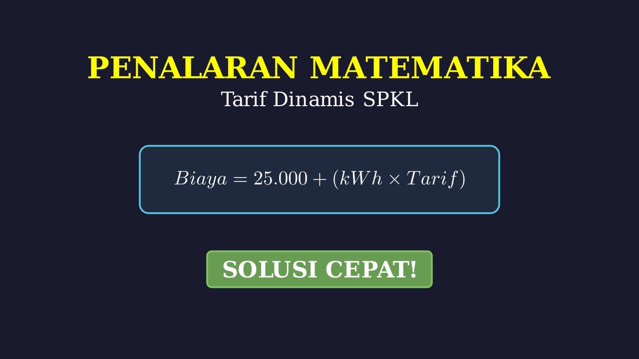 Menghitung Tarif Dinamis SPKL
