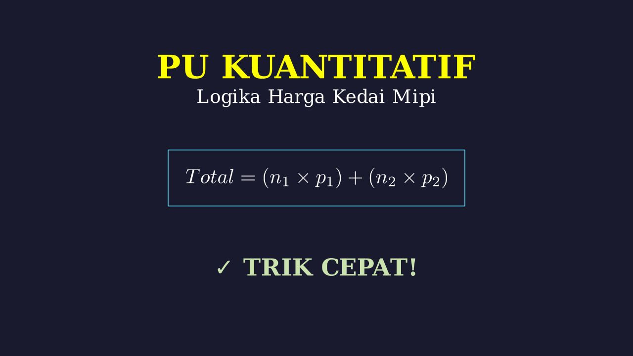 Soal Cerita: Sistem Persamaan Linear