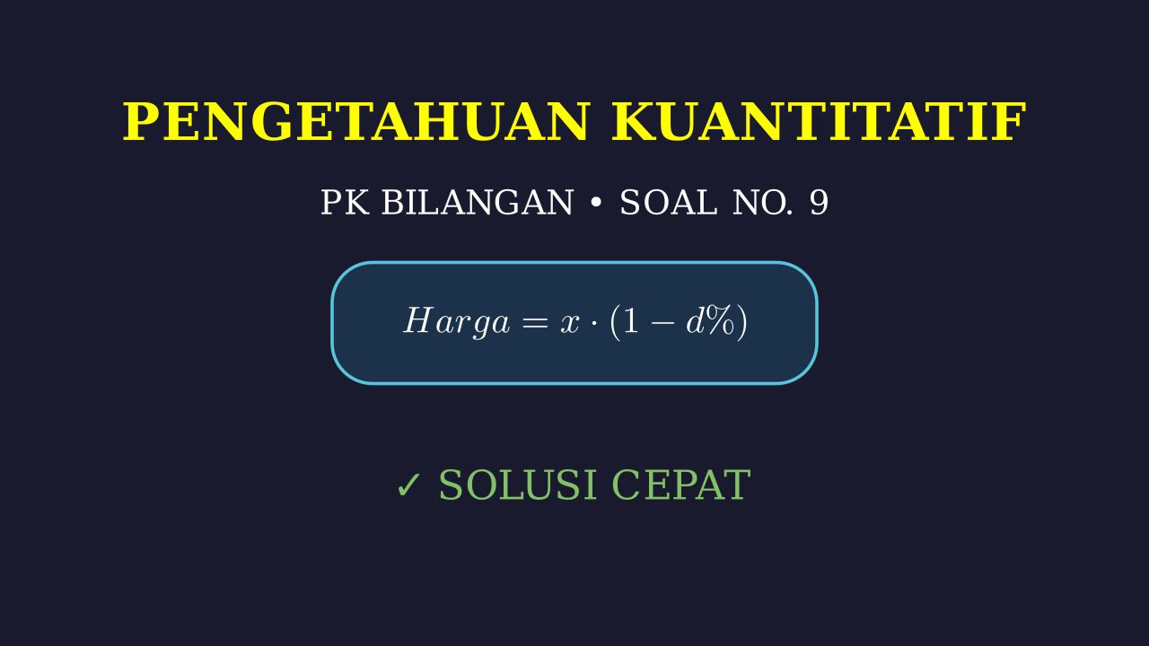 Pembahasan Soal: Pembelian Buku