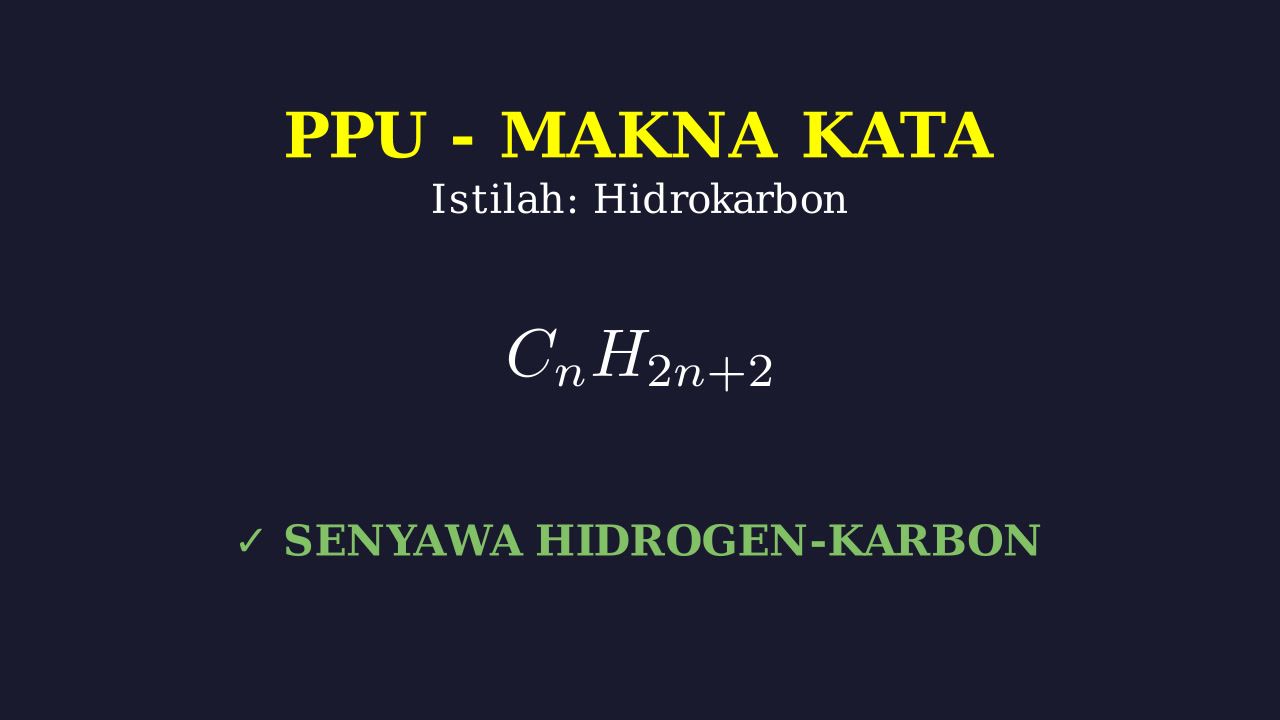 Mengenal Senyawa Hidrokarbon