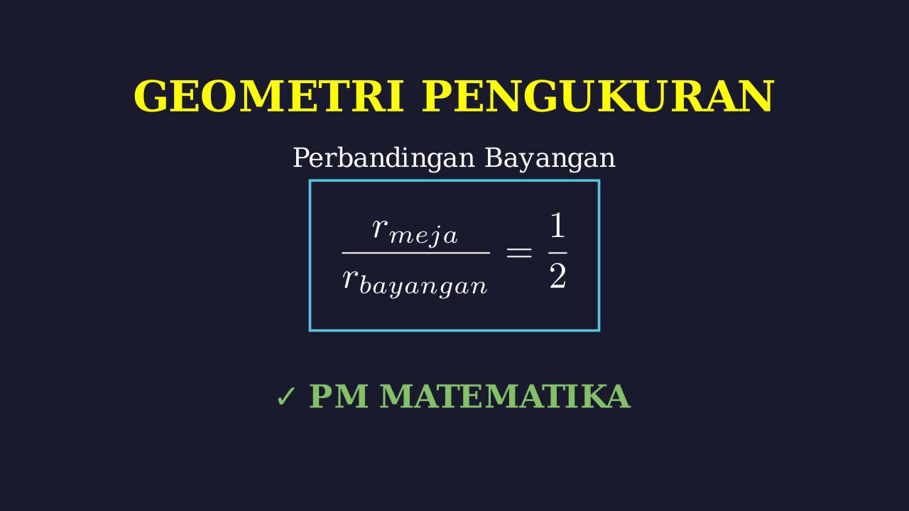 Geometri: Bayangan Meja Bundar