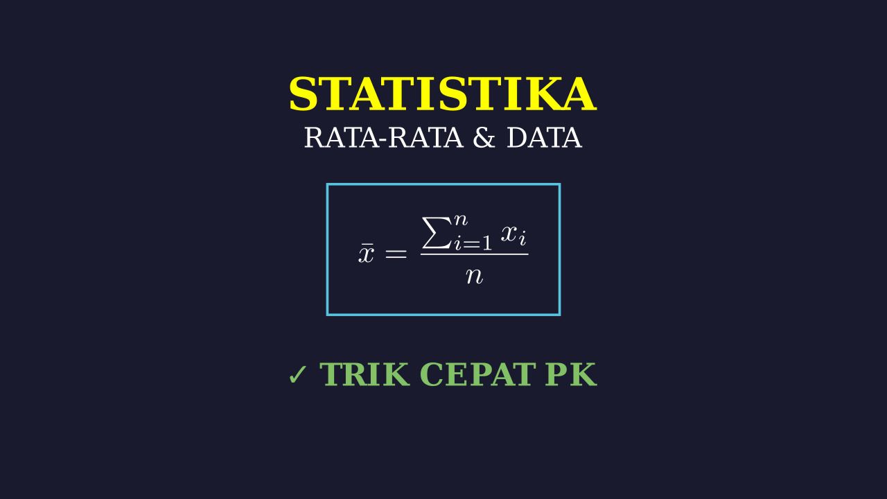 Statistika: Pengolahan Data