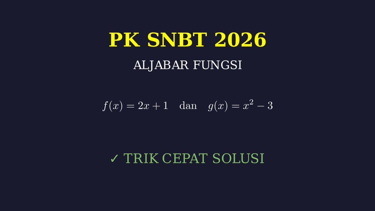 Bedah Soal Fungsi SNBT 2026