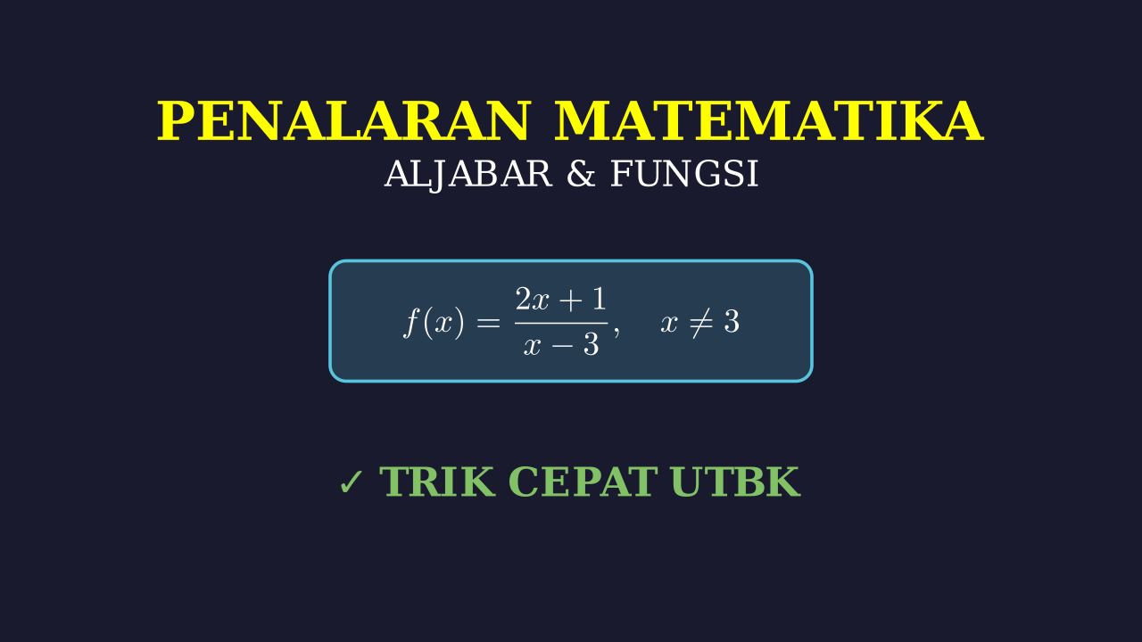 Pembahasan Soal Penalaran Matematika UTBK/SNBT