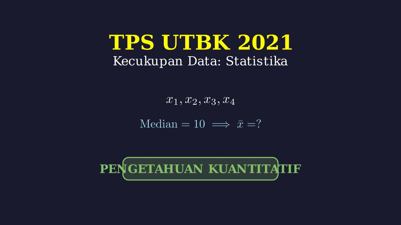 Kecukupan Data Statistik: Median & Rata-Rata