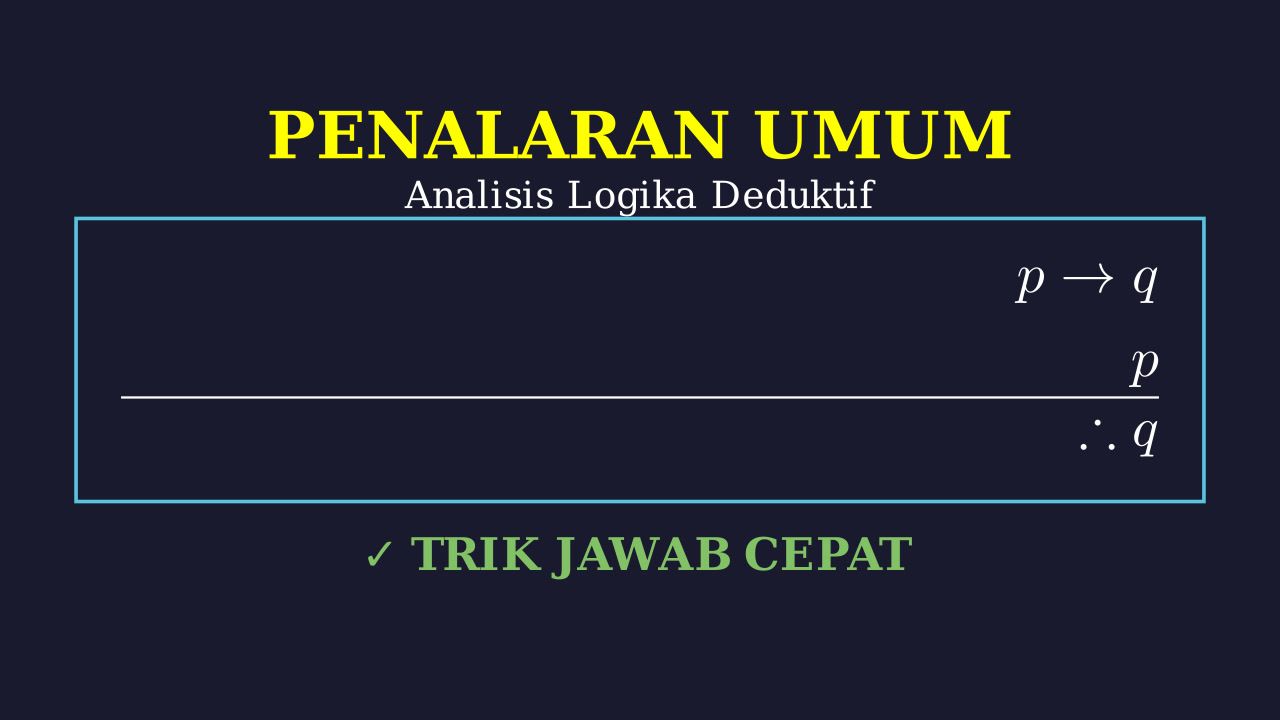 Penalaran Umum: Logika & Analisis Argumen