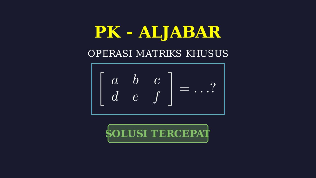 Operasi Simbol Bilangan Bulat