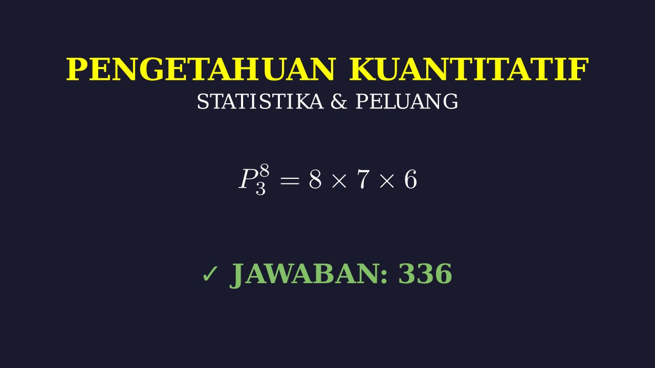 Permutasi: Pemilihan Pengurus Kelas