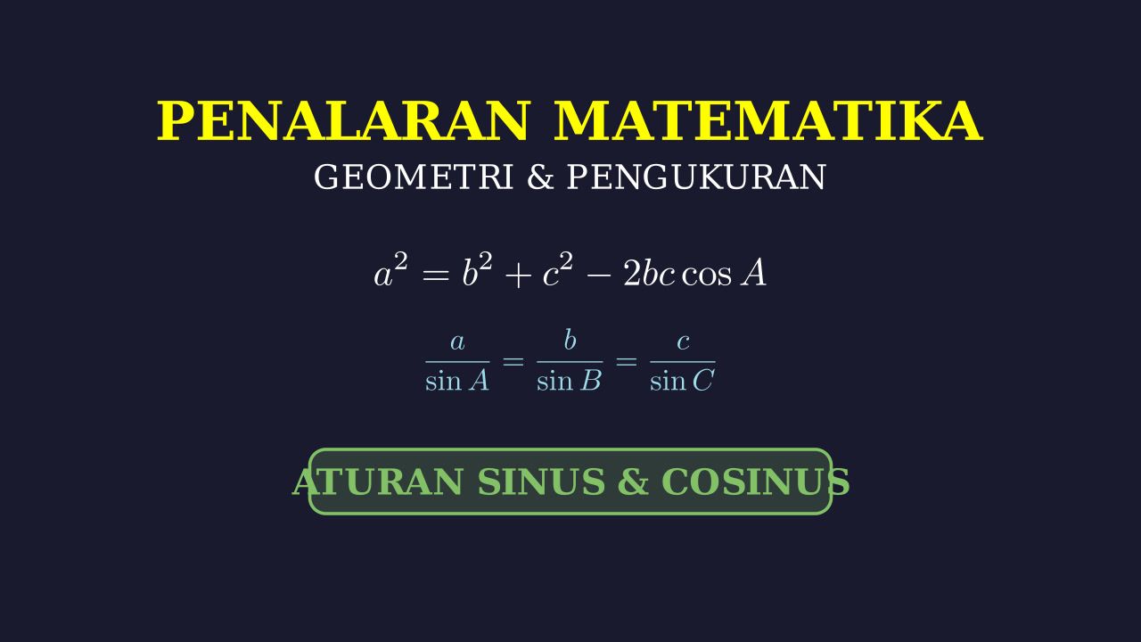 Trigonometri: Aturan Sinus dan Cosinus