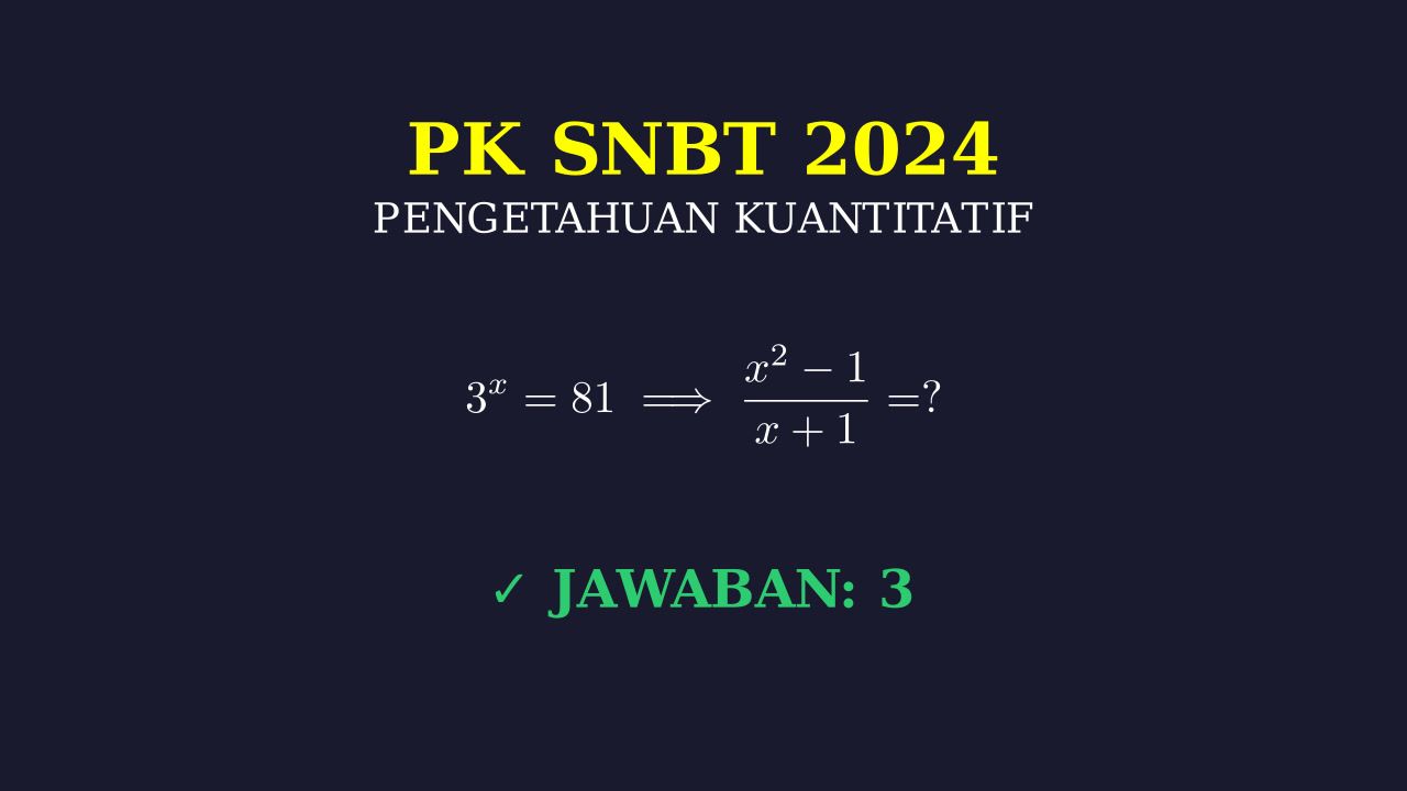 Pengetahuan Kuantitatif: Konsep Dasar