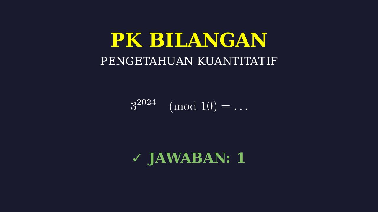 Bilangan: Pengetahuan Kuantitatif