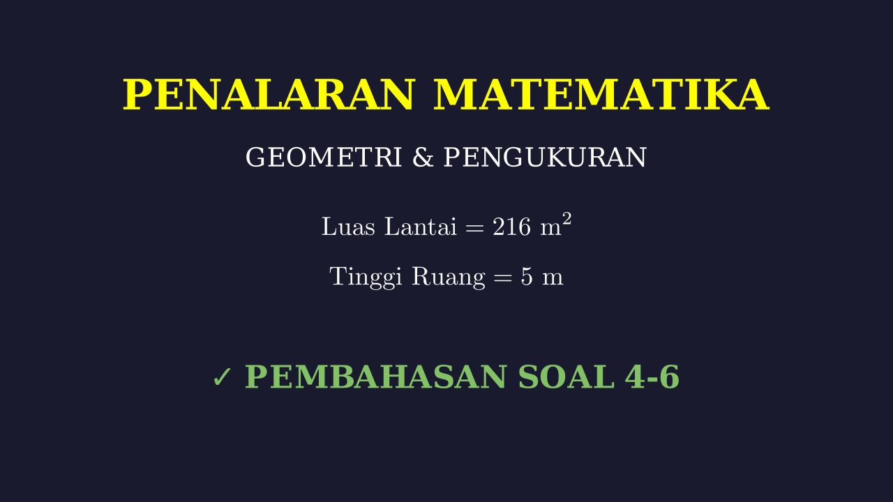Luas Permukaan Dinding dan Panel Kayu