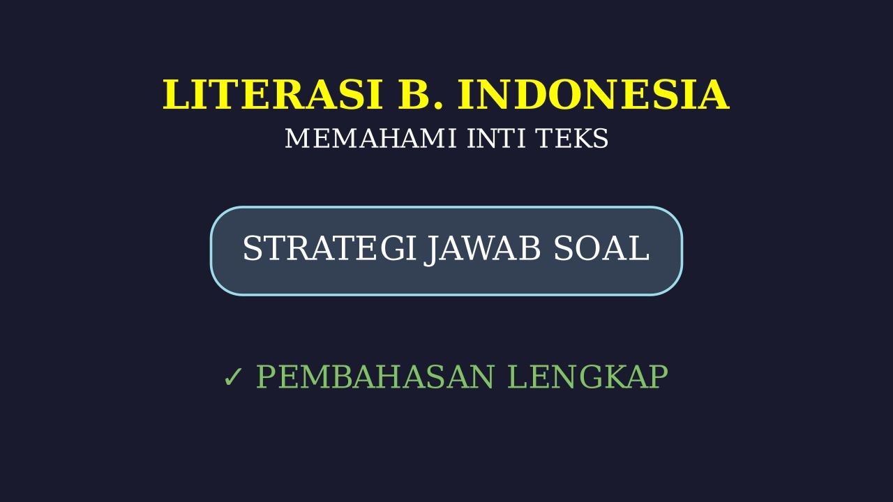 Pembahasan Soal dan Solusi