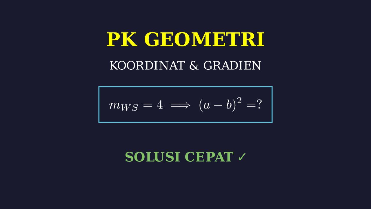 Geometri: Mencari Nilai (a - b)² pada Persegi