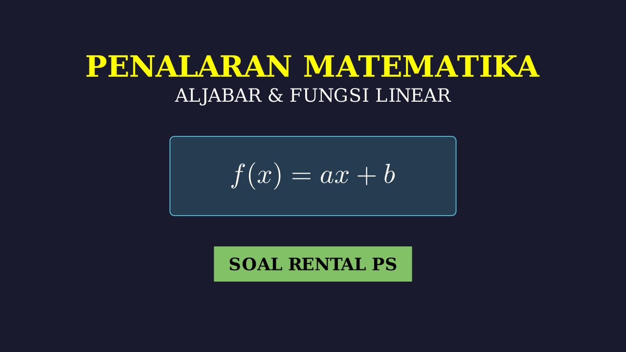 Menghitung Total Biaya Rental PlayStation