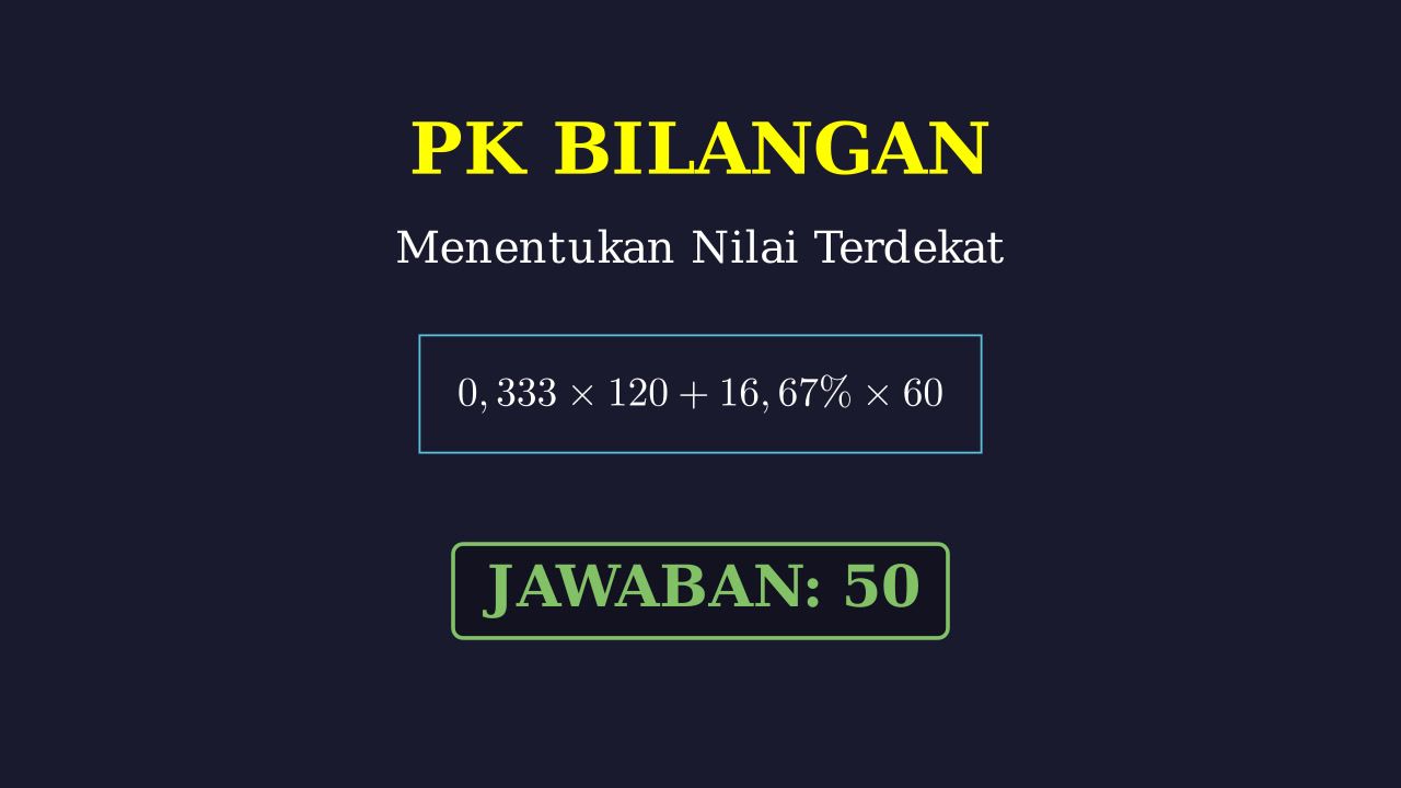 Hitung Cepat: Desimal dan Persen