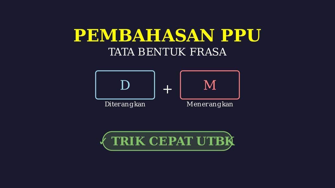 Tata Kalimat dan Frasa