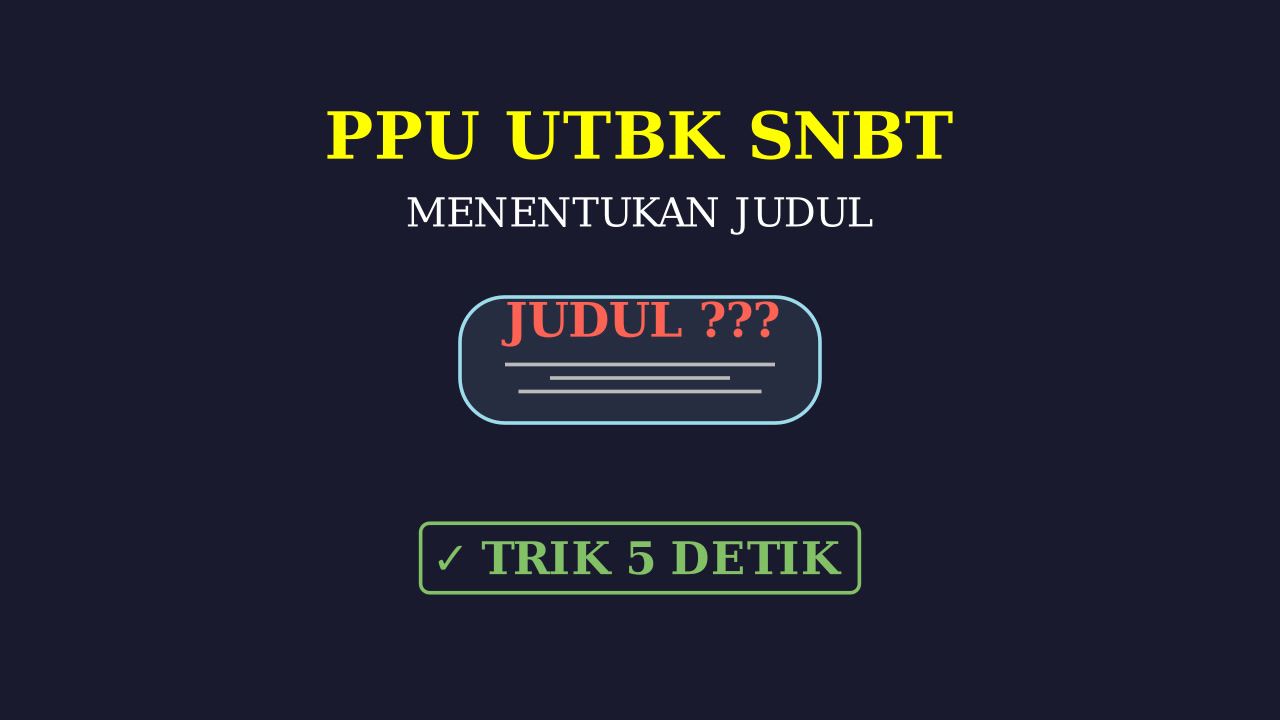 Menentukan Judul