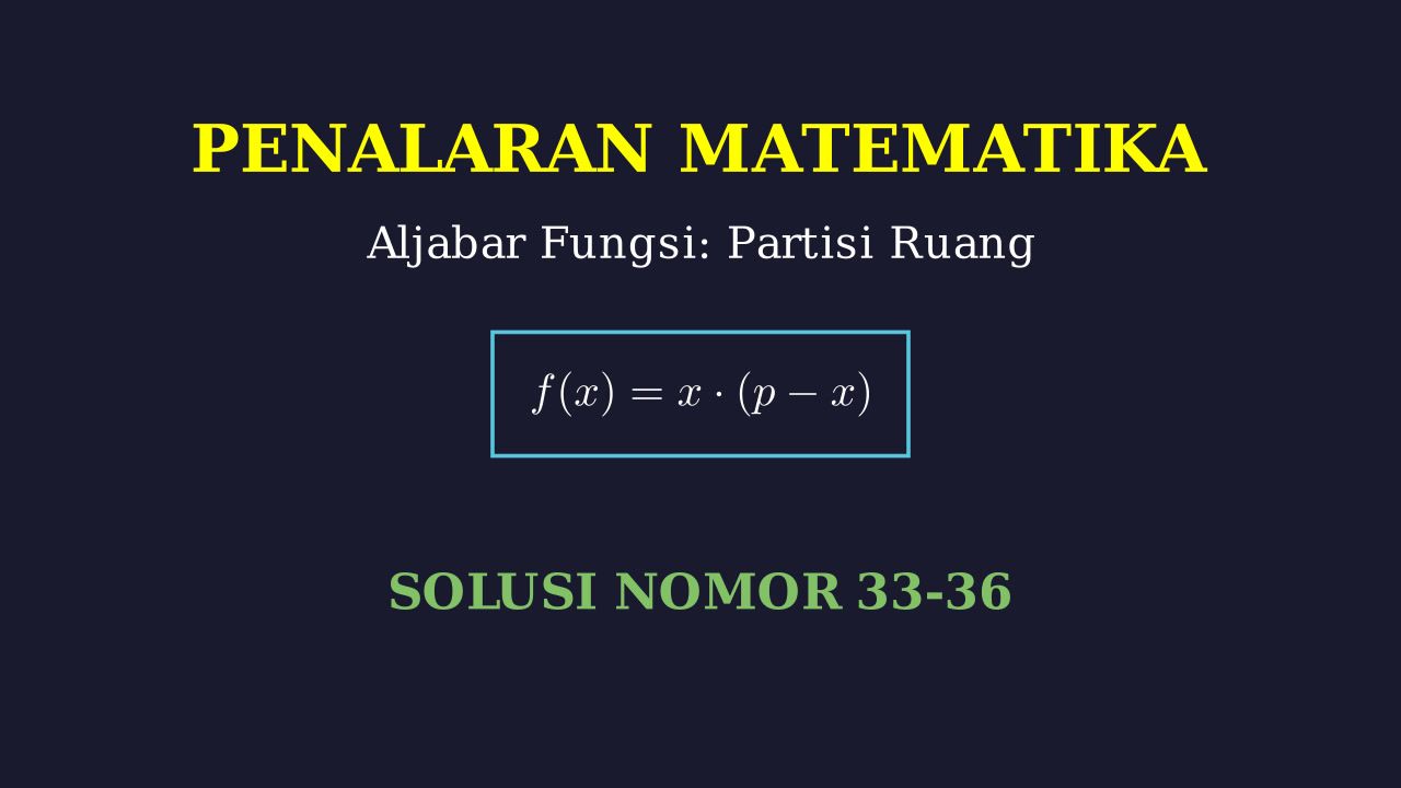 Soal Geometri: Sekat Ruang Praktik