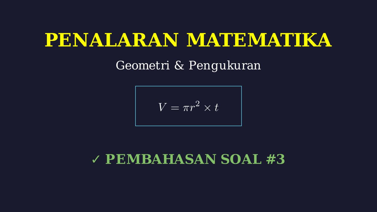 Penyelesaian Soal Nomor 3