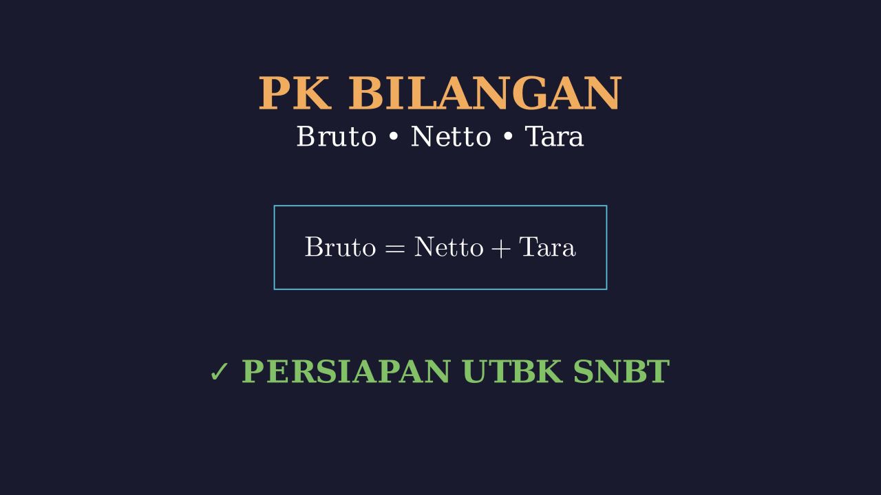 Bruto, Netto, dan Tara: Konsep Berat