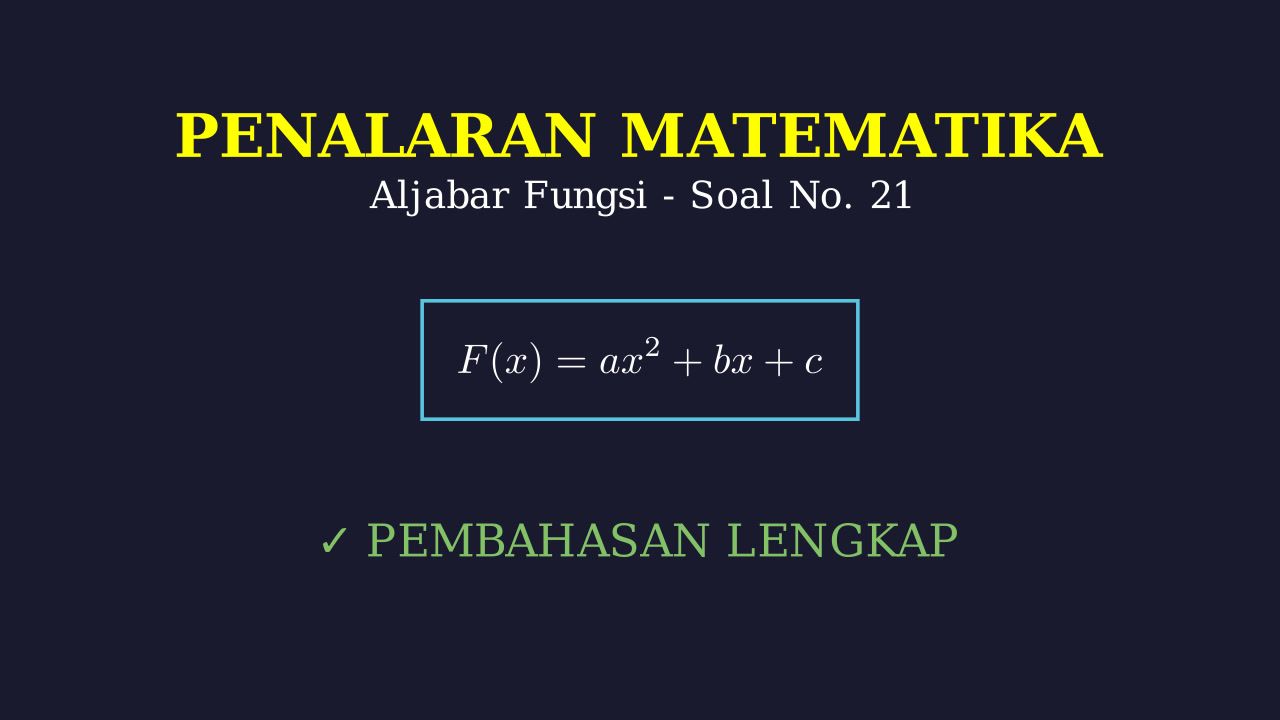 Pembahasan Soal Gaya F