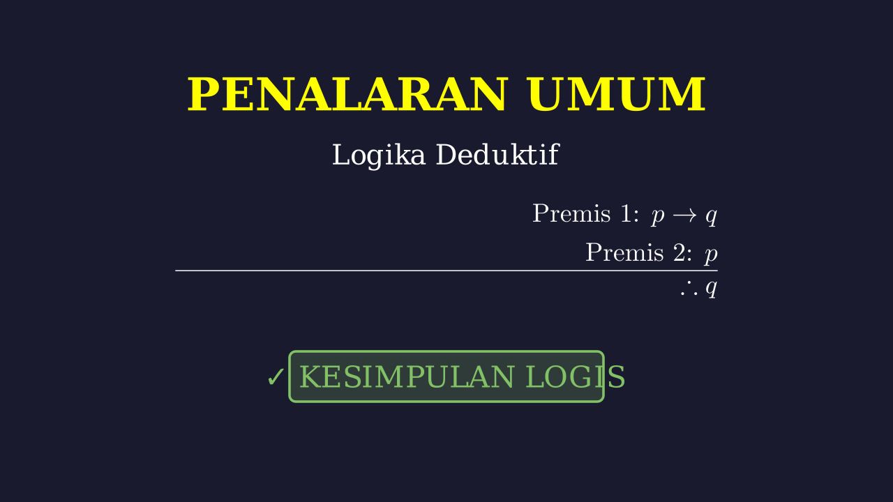 Penalaran Umum: Strategi Logika