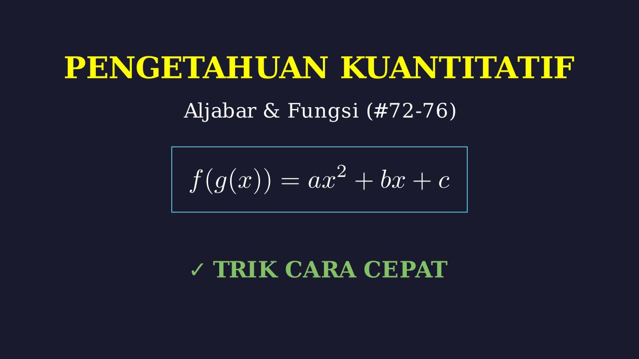 Pembahasan Soal 72-76