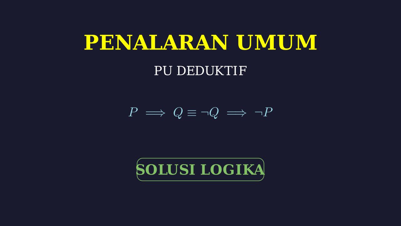 Pembahasan Soal: Penalaran Umum Day 2