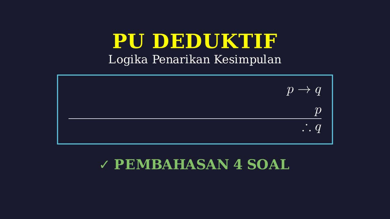 Pembahasan 4 Soal Latihan