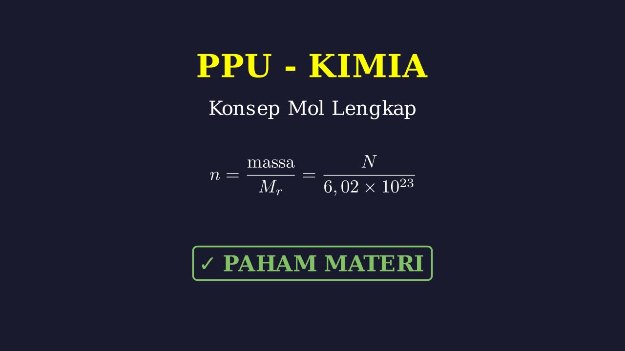 Konsep Mol: Panduan Lengkap