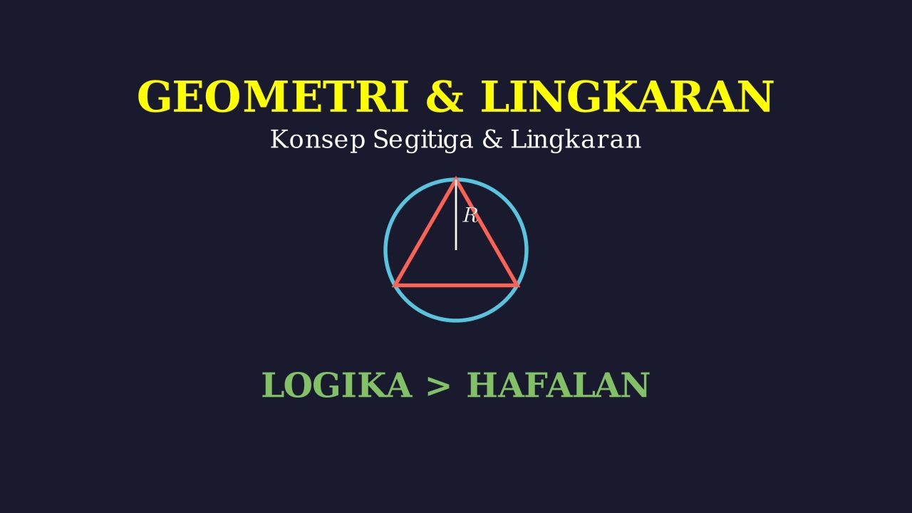 Logika Rumus & Kedudukan Segitiga-Lingkaran